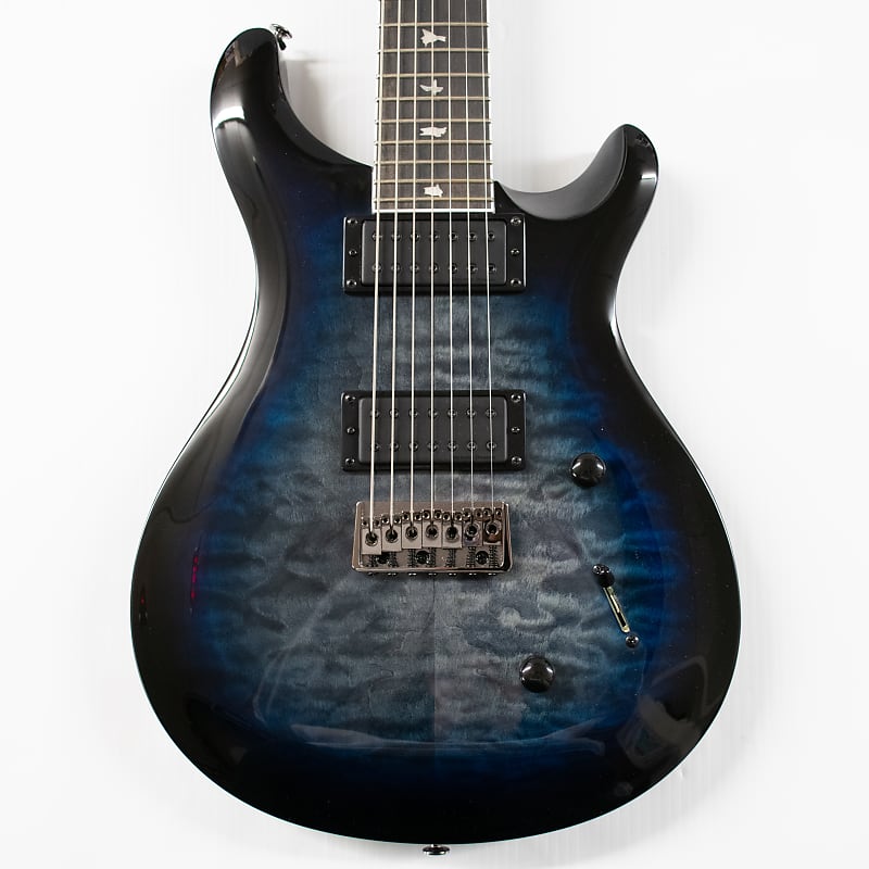 цена Электрогитара PRS SE Mark Holcomb SVN Signature 7-string Electric Guitar - Holcomb Blue Burst