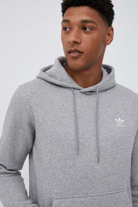 

Худи Trefoil Essentials adidas Originals, серый