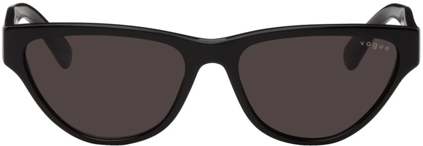

Черные солнцезащитные очки «кошачий глаз» Hailey Bieber Edition Vogue Eyewear
