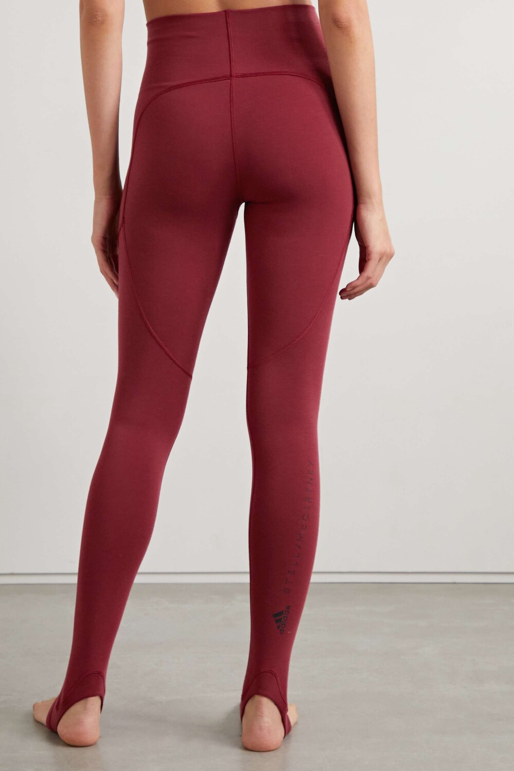 

ADIDAS BY STELLA MCCARTNEY Леггинсы TrueStrength из эластичного джерси из смесового модала, бургундия