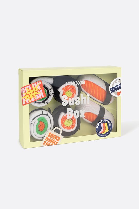 Носки Sushi Box (3 шт.) Eat My Socks, мультиколор