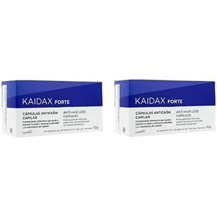 Капсулы против выпадения волос Kaidax DUPLO Forte, 60 капсул Mayoly Spindler