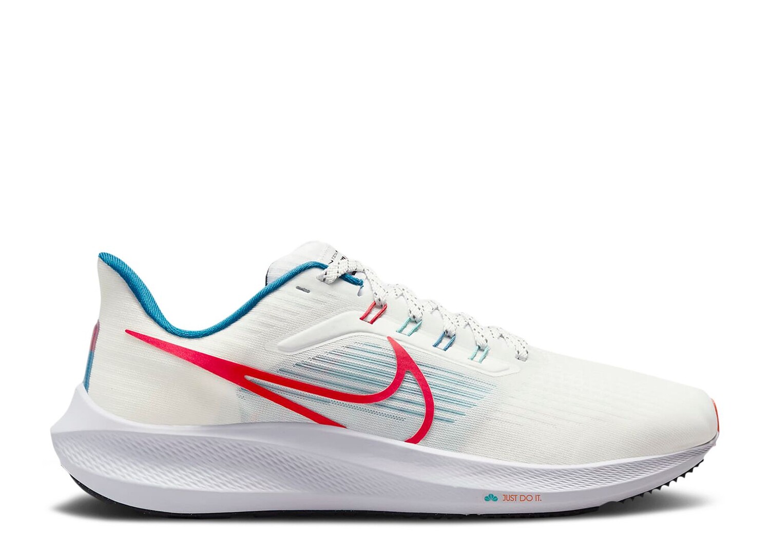 

Кроссовки Nike Air Zoom Pegasus 39 'White Red Teal', белый, Белый;серый