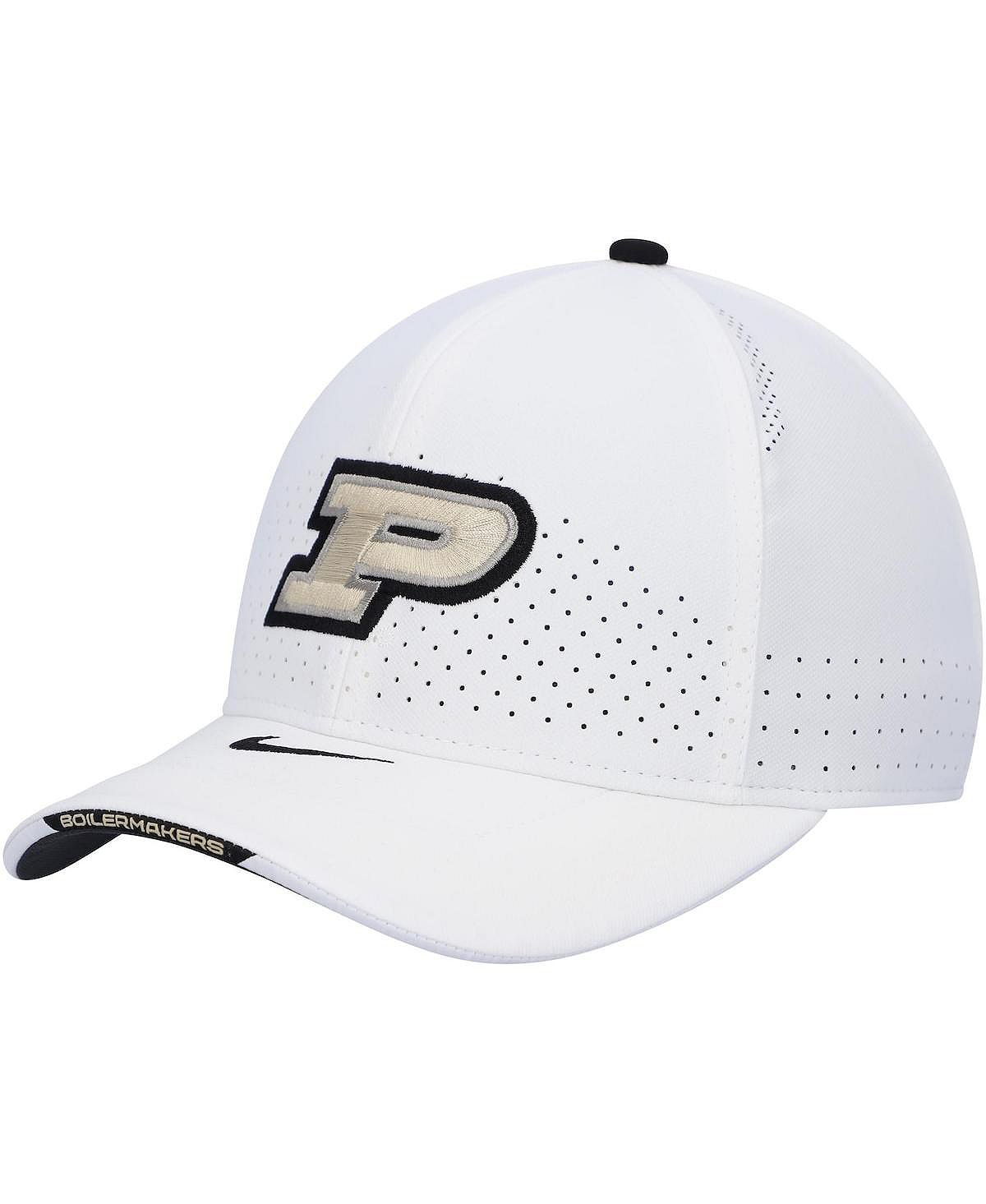 

Мужская белая кепка Purdue Boilermakers 2021 Sideline Classic99 Performance Flex. Nike