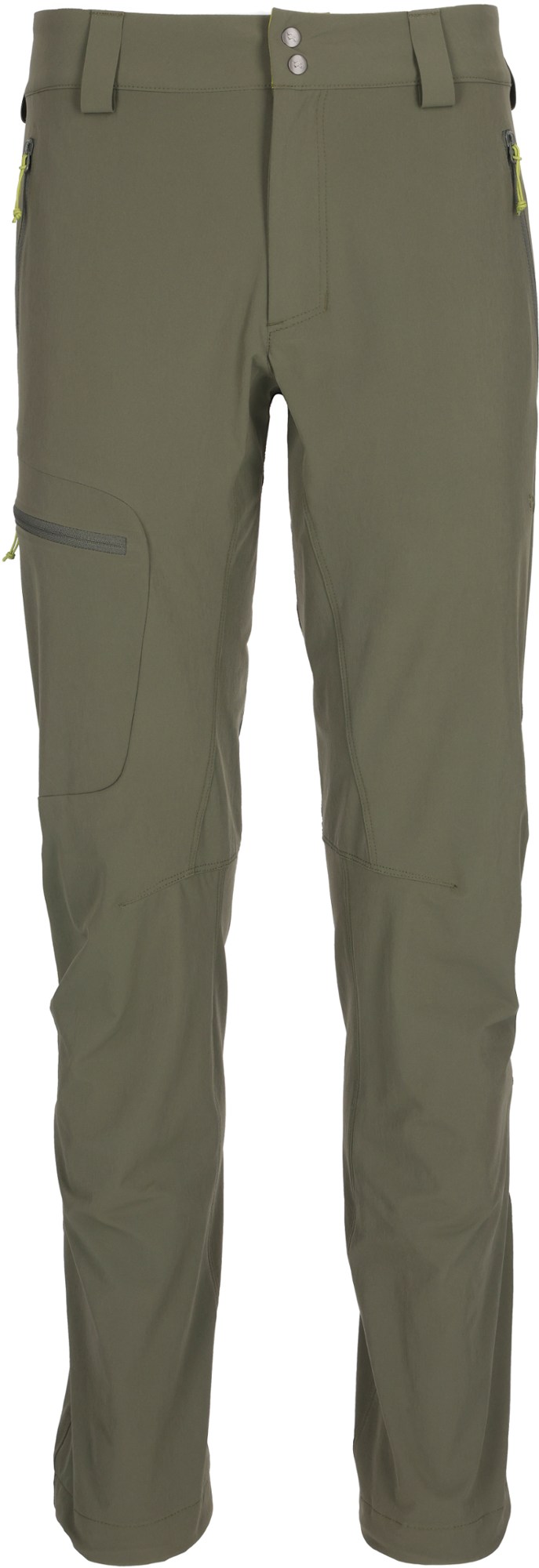 Наклонные брюки – мужские Rab, зеленый