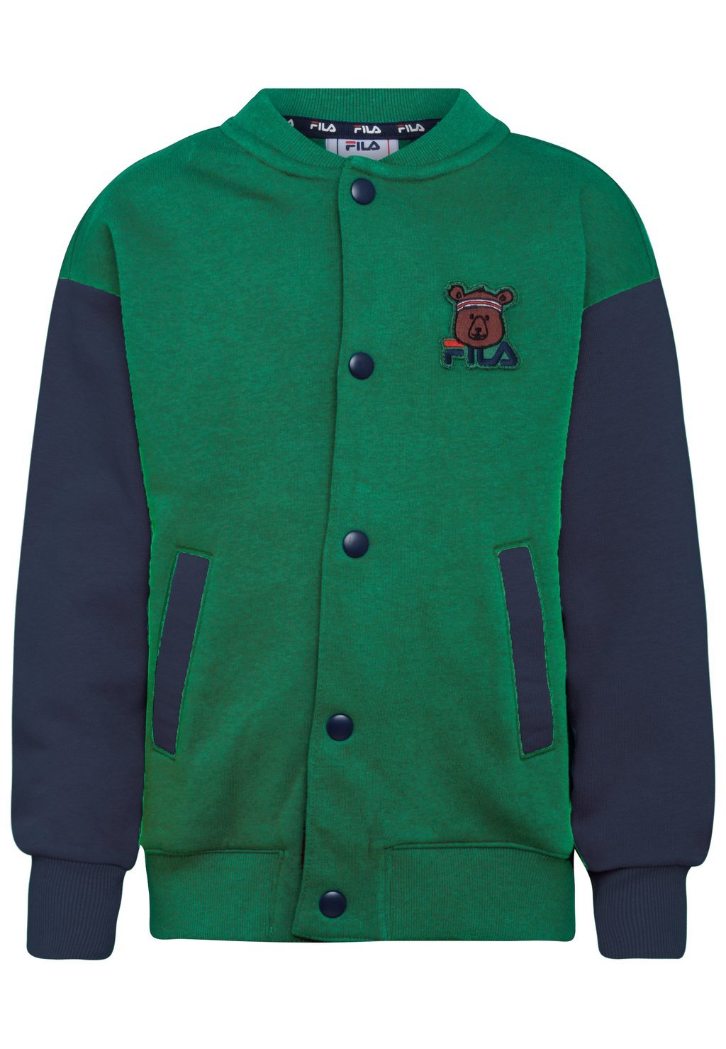 

Куртка-бомбер Apparel Teistungen Varsity Fila, цвет verdant green