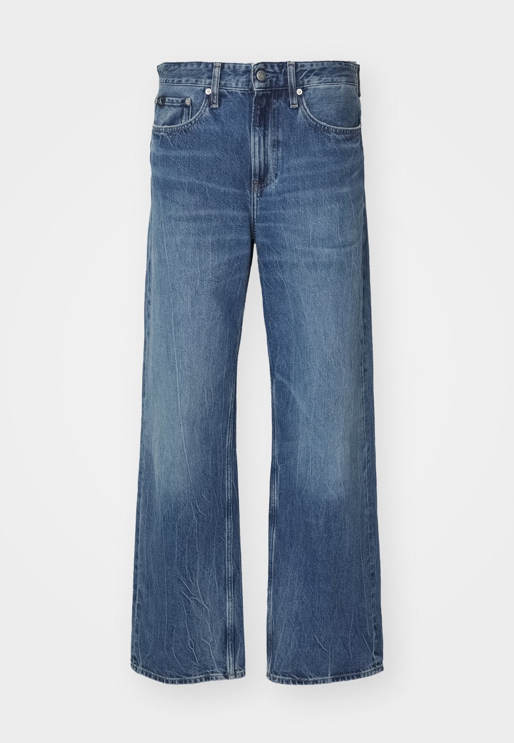 Джинсы свободного кроя CKUNFILTERED LOOSE Calvin Klein Jeans, цвет dark blue джинсы свободного кроя mom jeans le a soccx цвет dark blue
