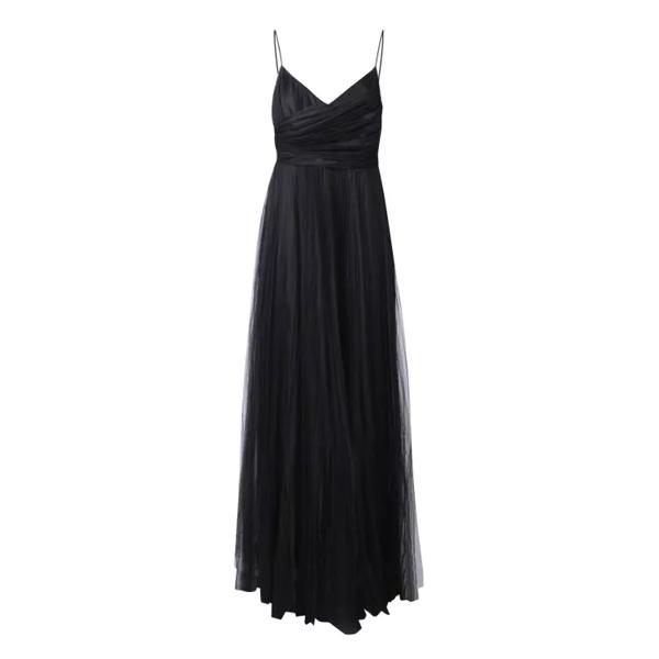 

Платье pleated tulle long dress Fabiana Filippi, черный