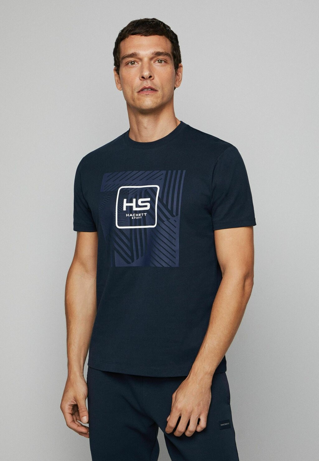 

Футболка с принтом Hackett London, синий