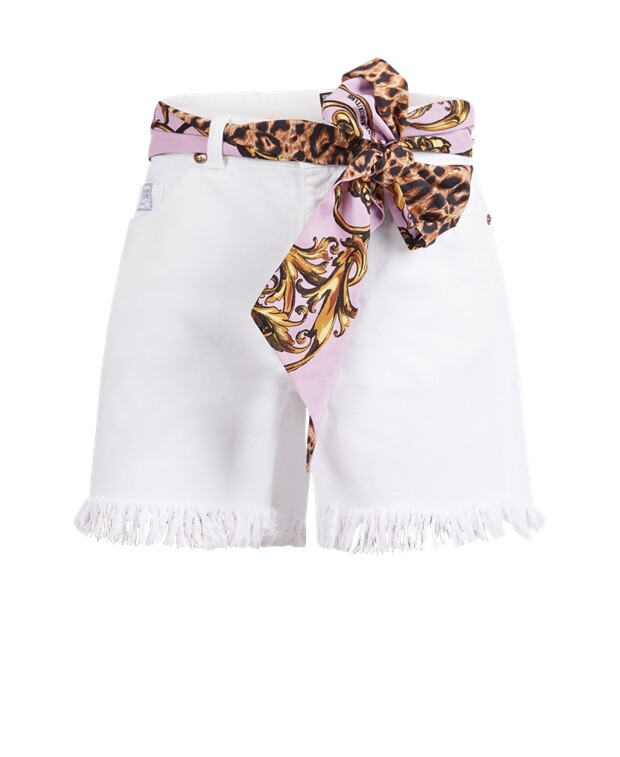 

Джинсовые шорты Versace Jeans Couture, белый