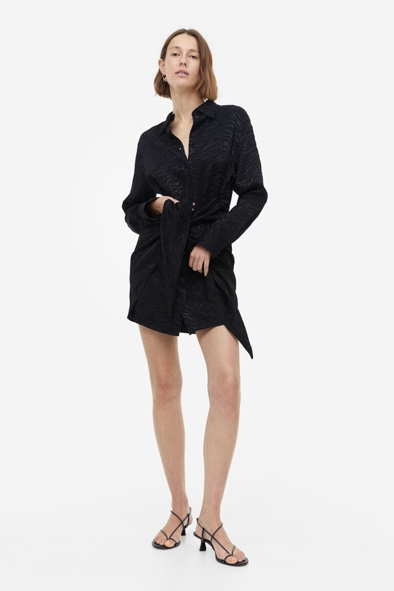 

Платье-рубашка с завязками H&M