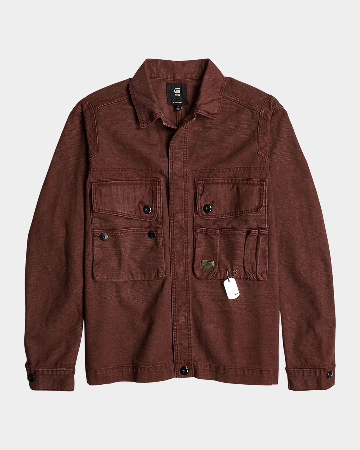 

Мужская универсальная верхняя рубашка с множеством карманов G-Star Raw, цвет Faded Autumn Leaves Gd