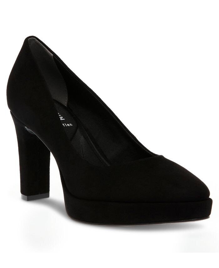 

Женские туфли-лодочки без шнуровки Jovanna Anne Klein, цвет Black Microsuede