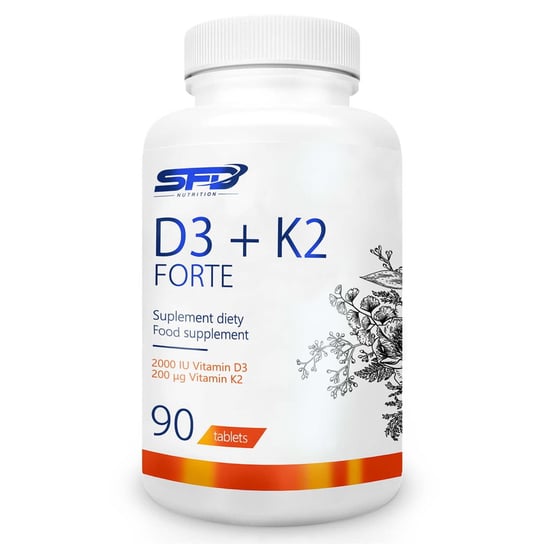 Витамин D3+K2 Форте 90 таблеток - ЮФО SFD