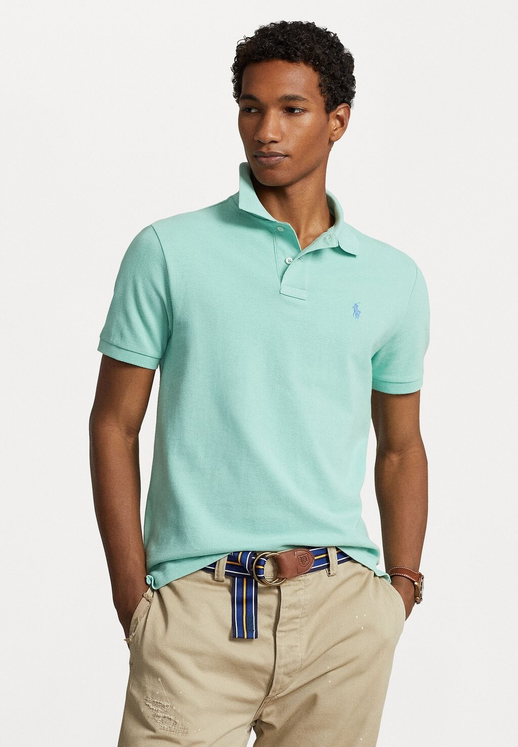 

Рубашка-поло Short Sleeve Polo Ralph Lauren, цвет celadon