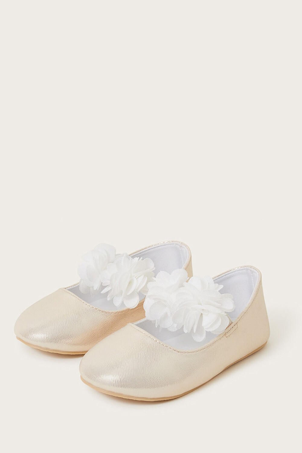 

Золотые детские туфли Ella Roses Corsage Walker Monsoon, желтый