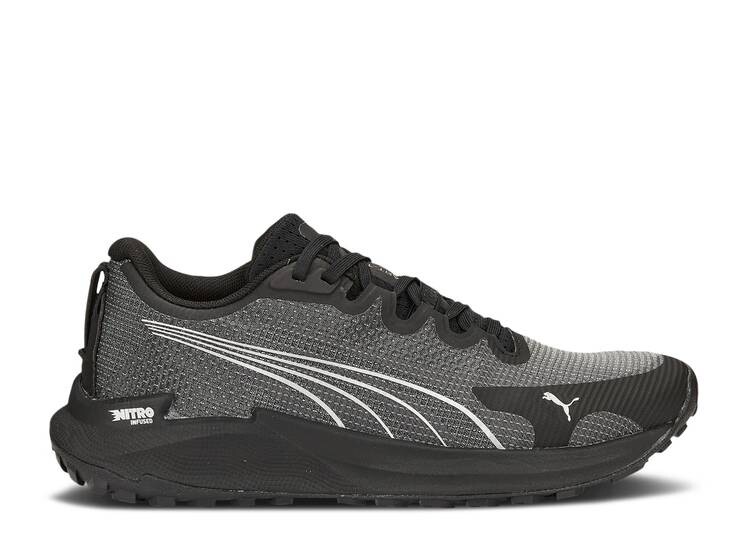 Кроссовки Puma WMNS FAST-TRAC NITRO 'BLACK METALLIC SILVER', черный кроссовки puma fast trac nitro цвет puma black metallic silver