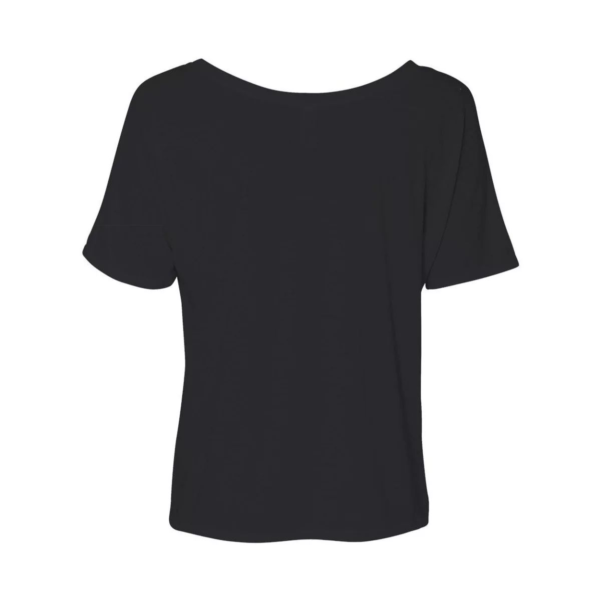 Женская футболка с напуском BELLA + CANVAS Bella+Canvas, черный