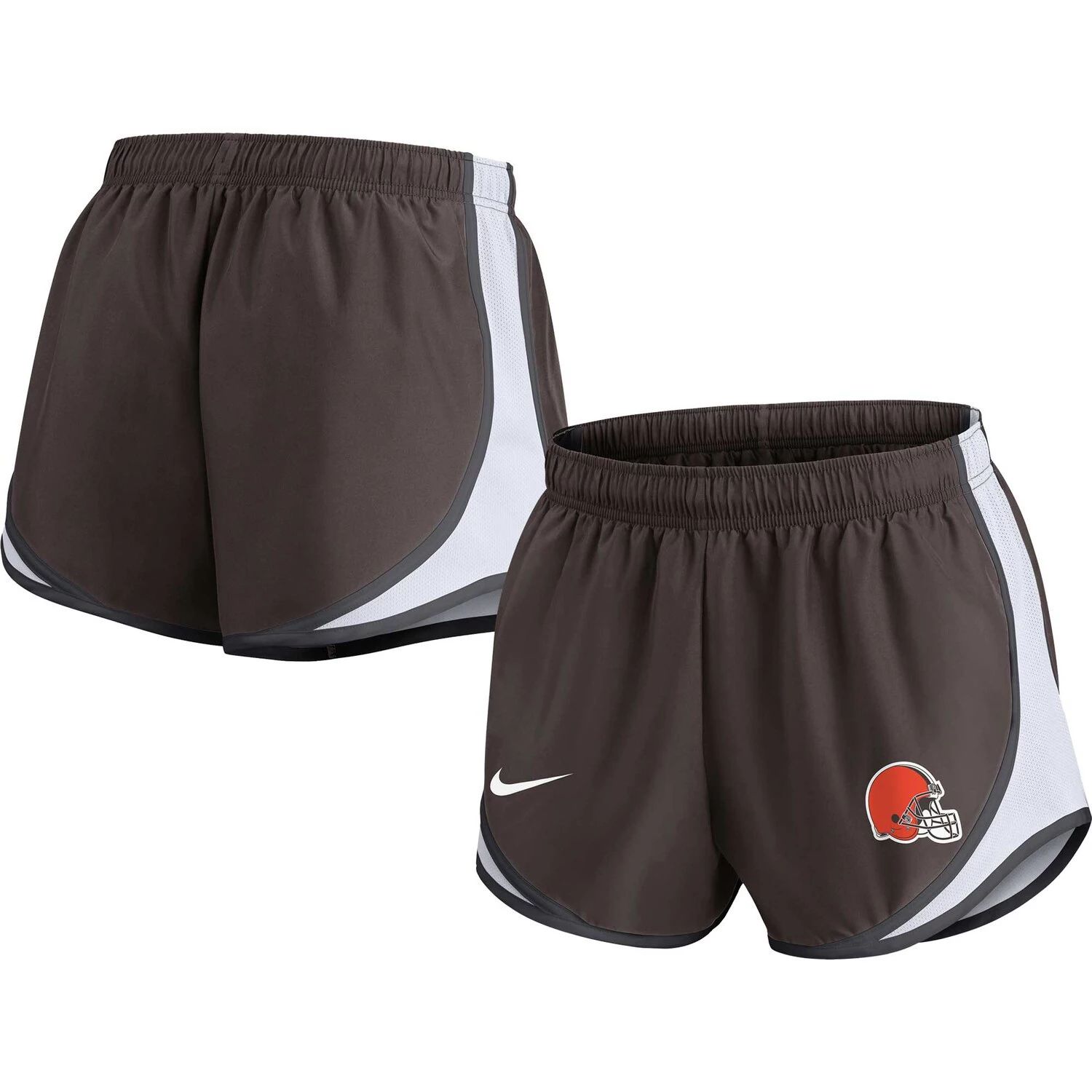 

Женские шорты Nike Brown Cleveland Browns Tempo Nike, Серый