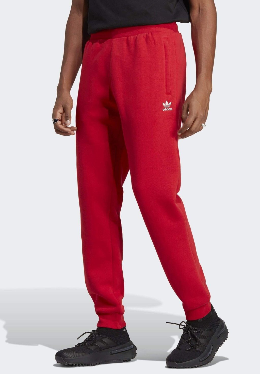 

Спортивные брюки Trefoil Essentials adidas Originals, цвет better scarlet