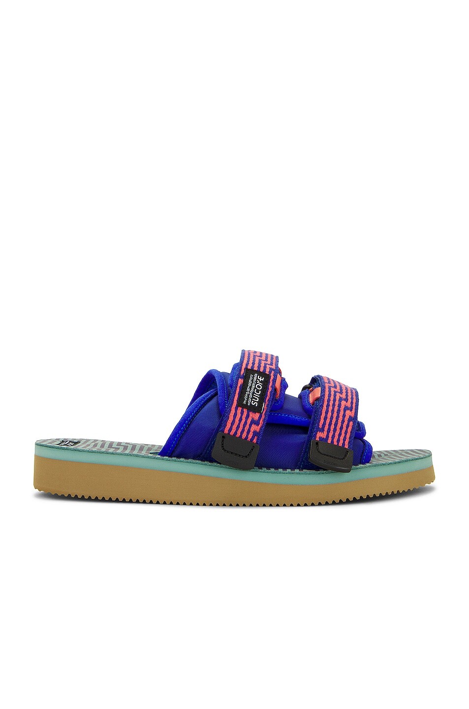 

Шлепанцы Suicoke Moto-Jc01, цвет Orange & Blue