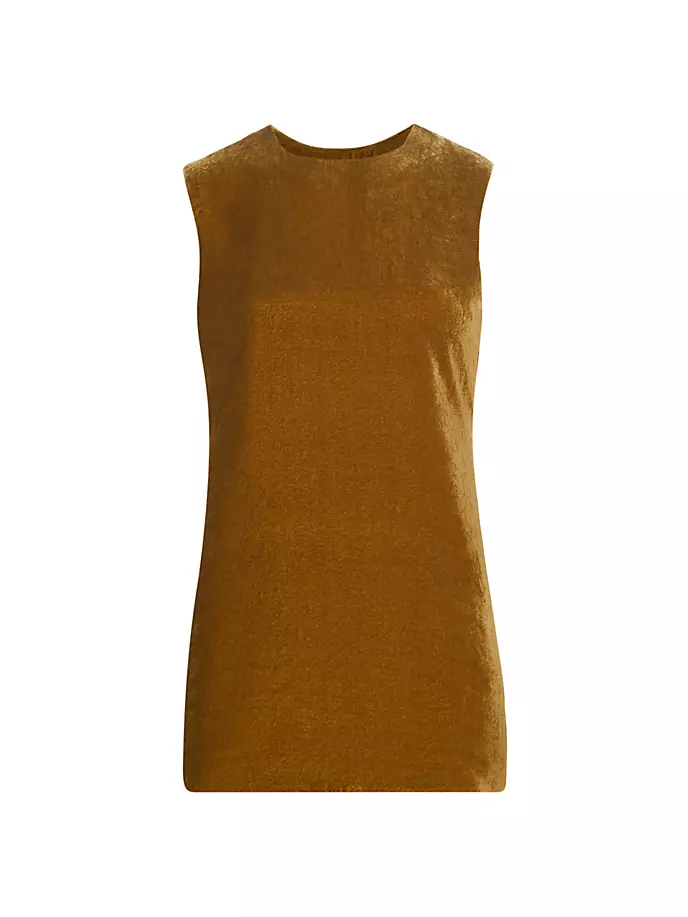 

Бархатный удлиненный топ Proenza Schouler, цвет ochre