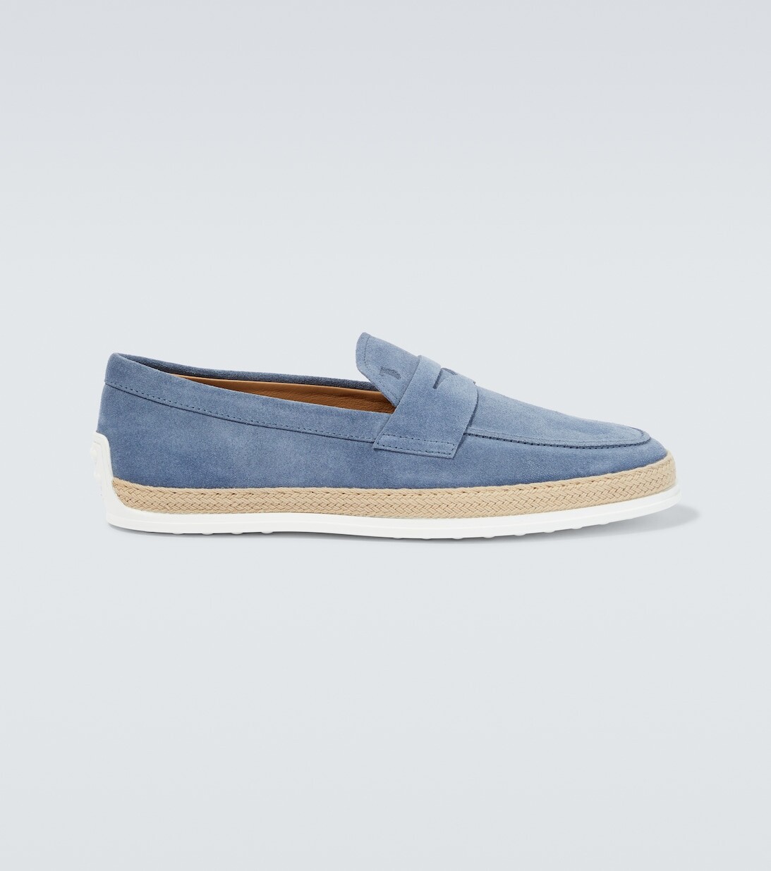 

Замшевые лоферы Tod's, синий