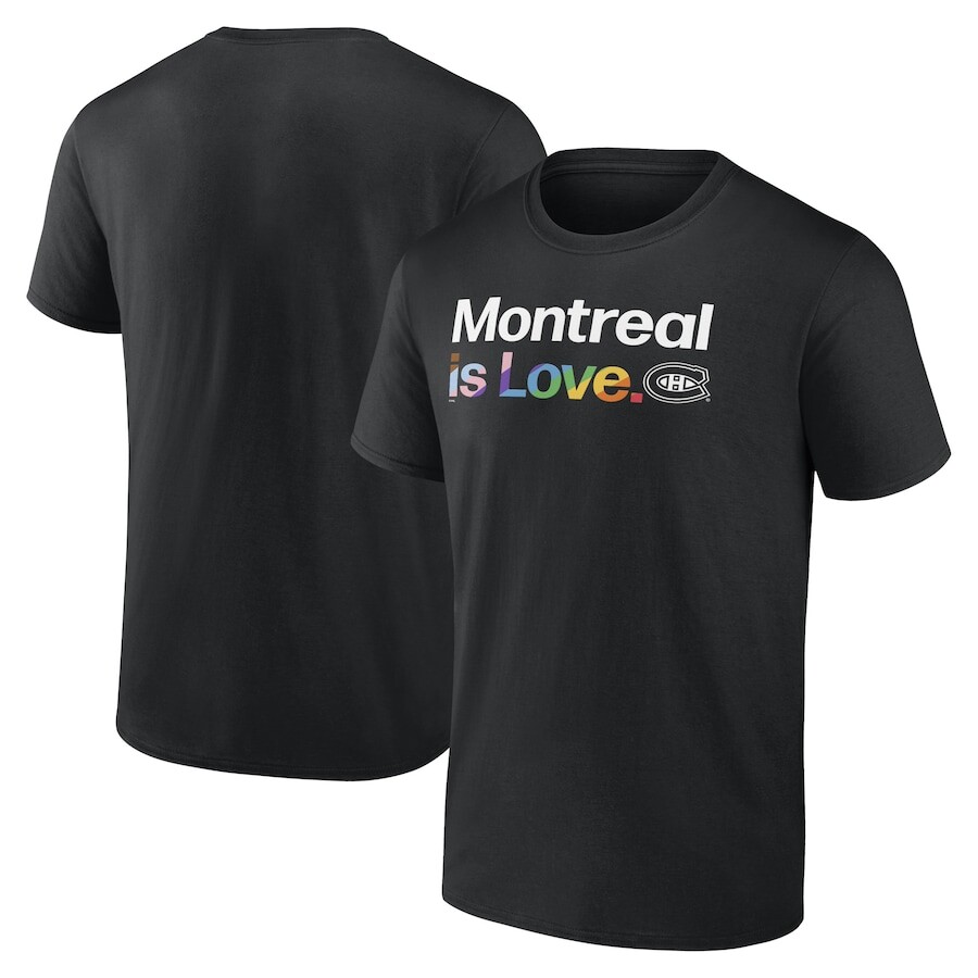 

Футболка с коротким рукавом Fanatics Branded Montreal Canadiens, черный