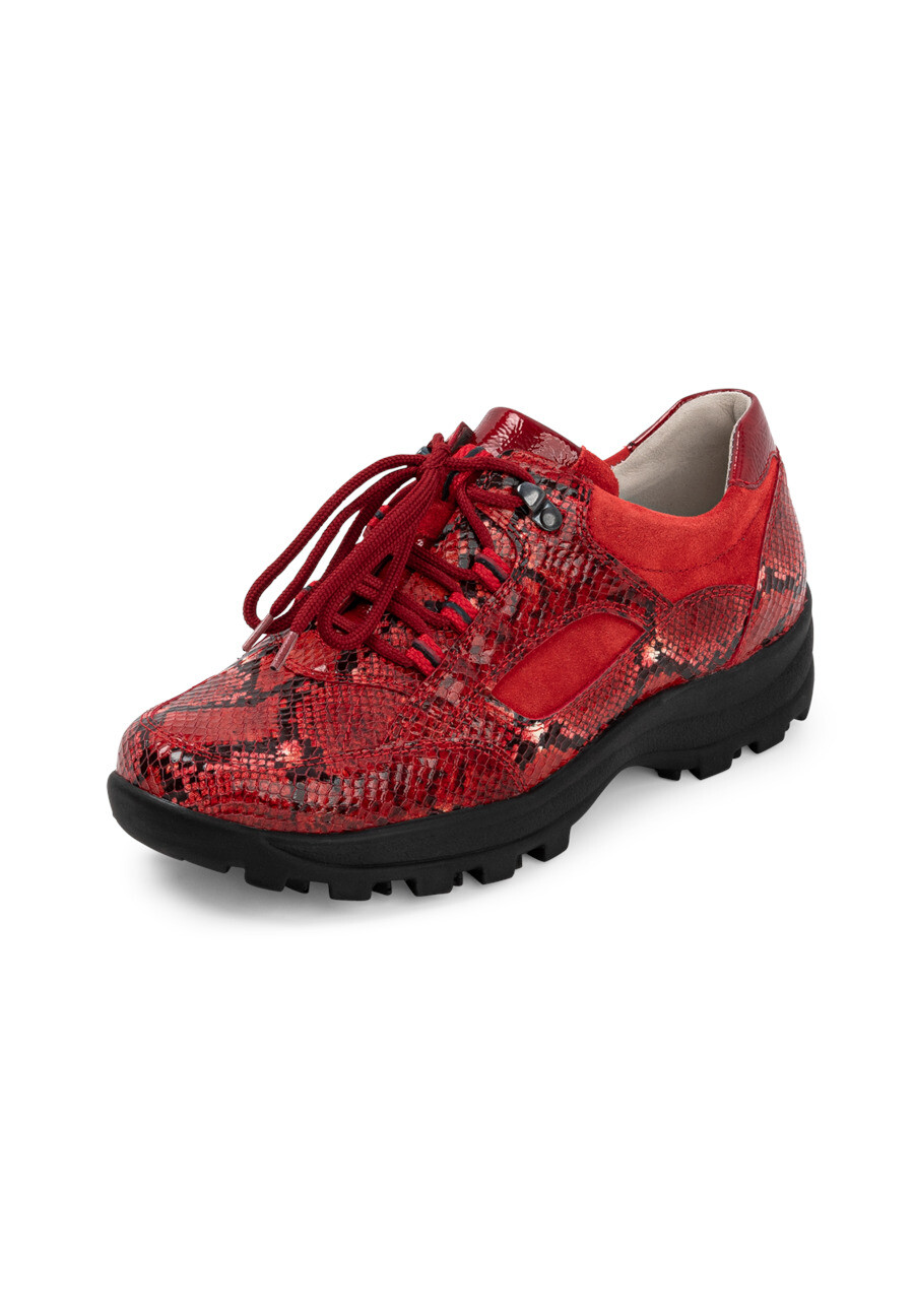 

Походная обувь VITAFORM Softnappaleder Trekking, цвет snake/rot