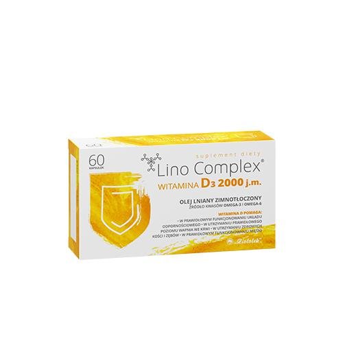 Lino Complex, Витамин D3 2000 МЕ, 60 капс.