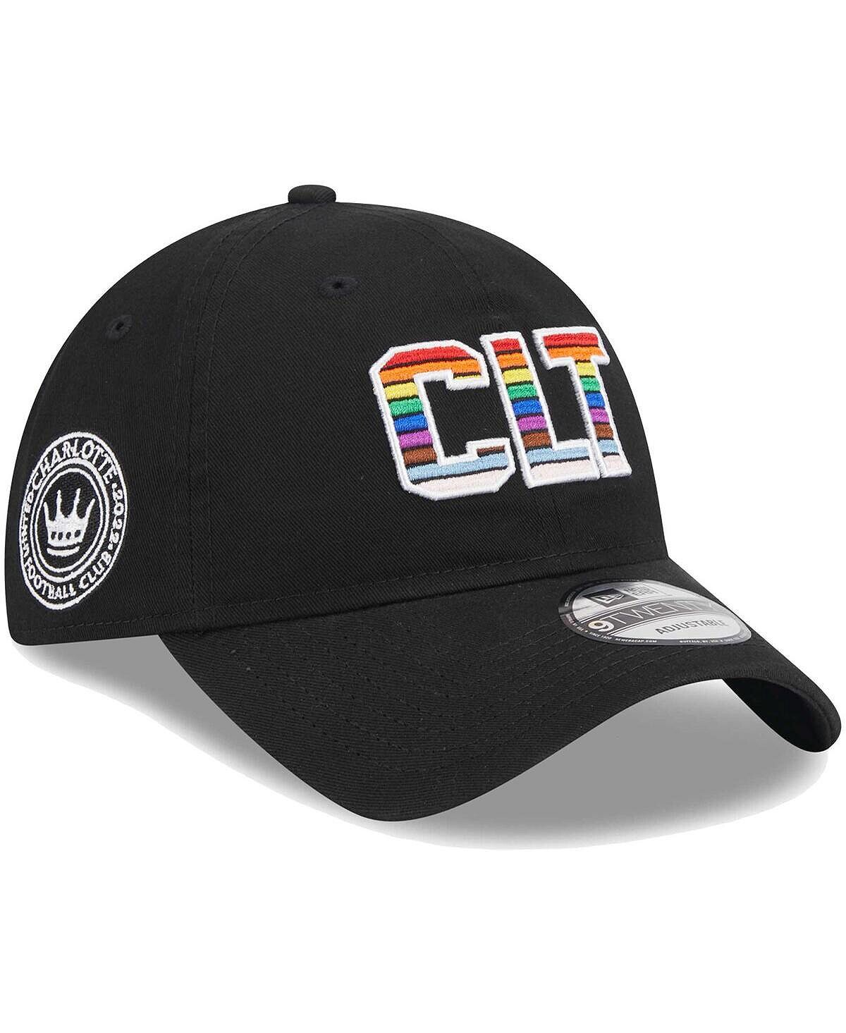 

Мужская черная регулируемая кепка Charlotte FC Pride 9TWENTY New Era