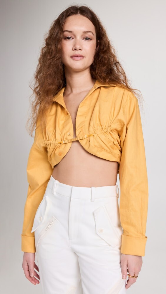 

Блуза Jacquemus La Chemise Machou, желтый