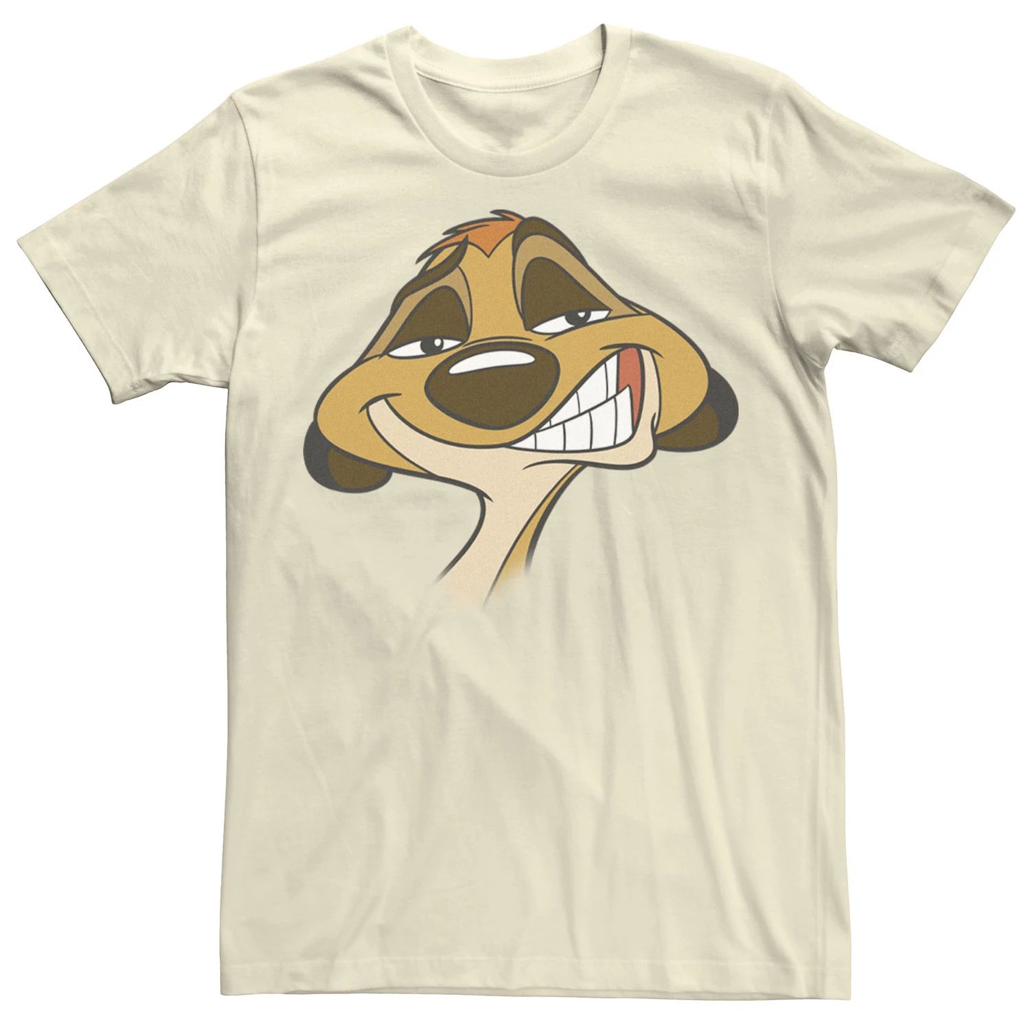 Мужская футболка Disney The Lion King Timon с большим лицом Licensed Character