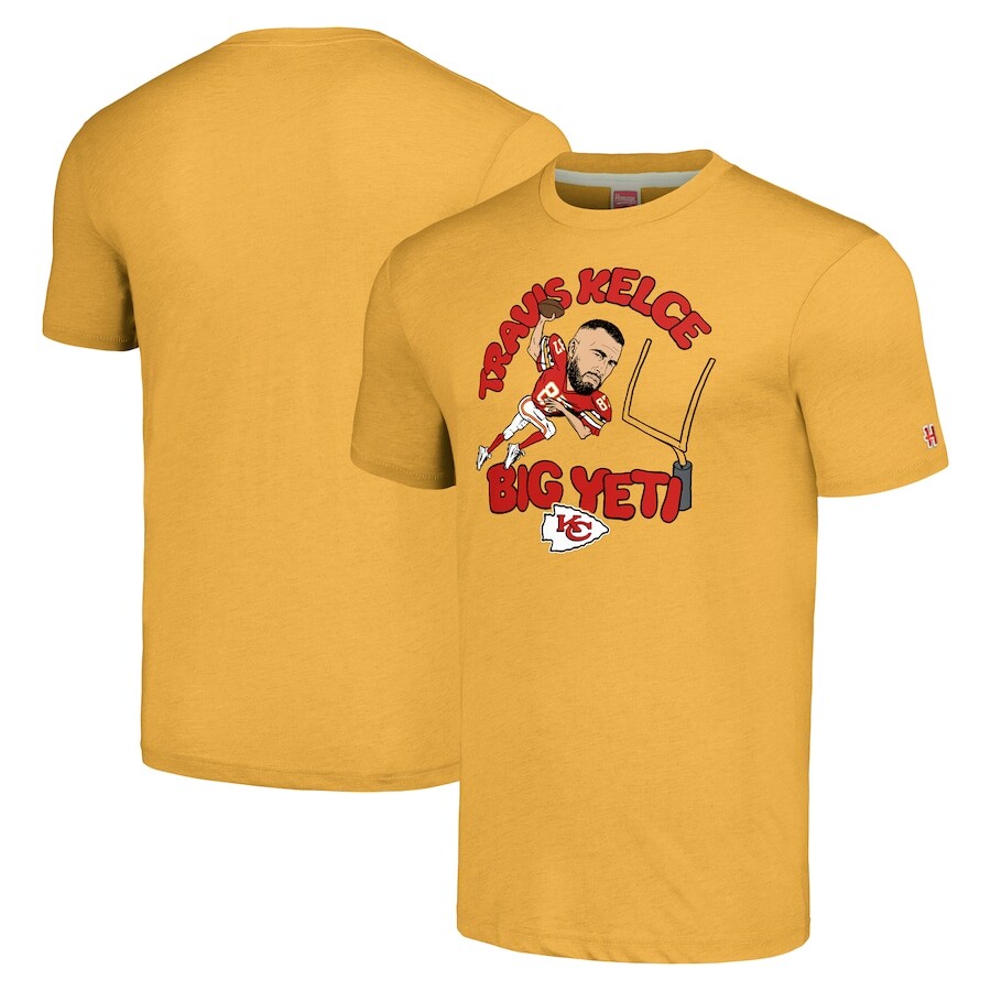 

Футболка с коротким рукавом Homage Kansas City Chiefs, золотой