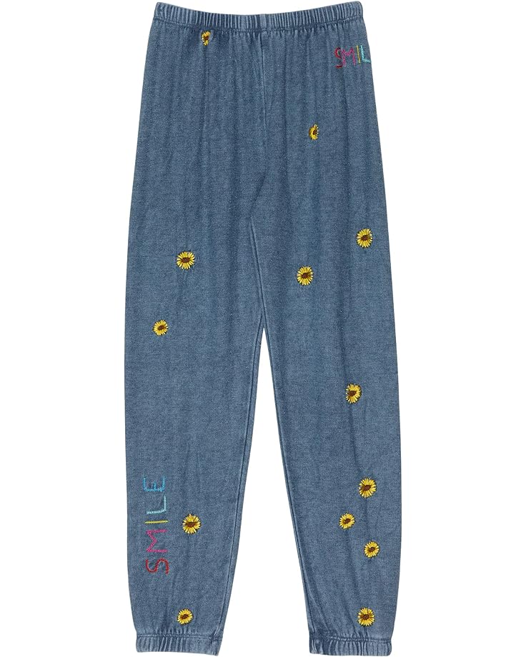 Брюки Chaser Sunshine Day RPET Recycled Cozy Knit Lounge Pants, цвет Denim Mineral Wash