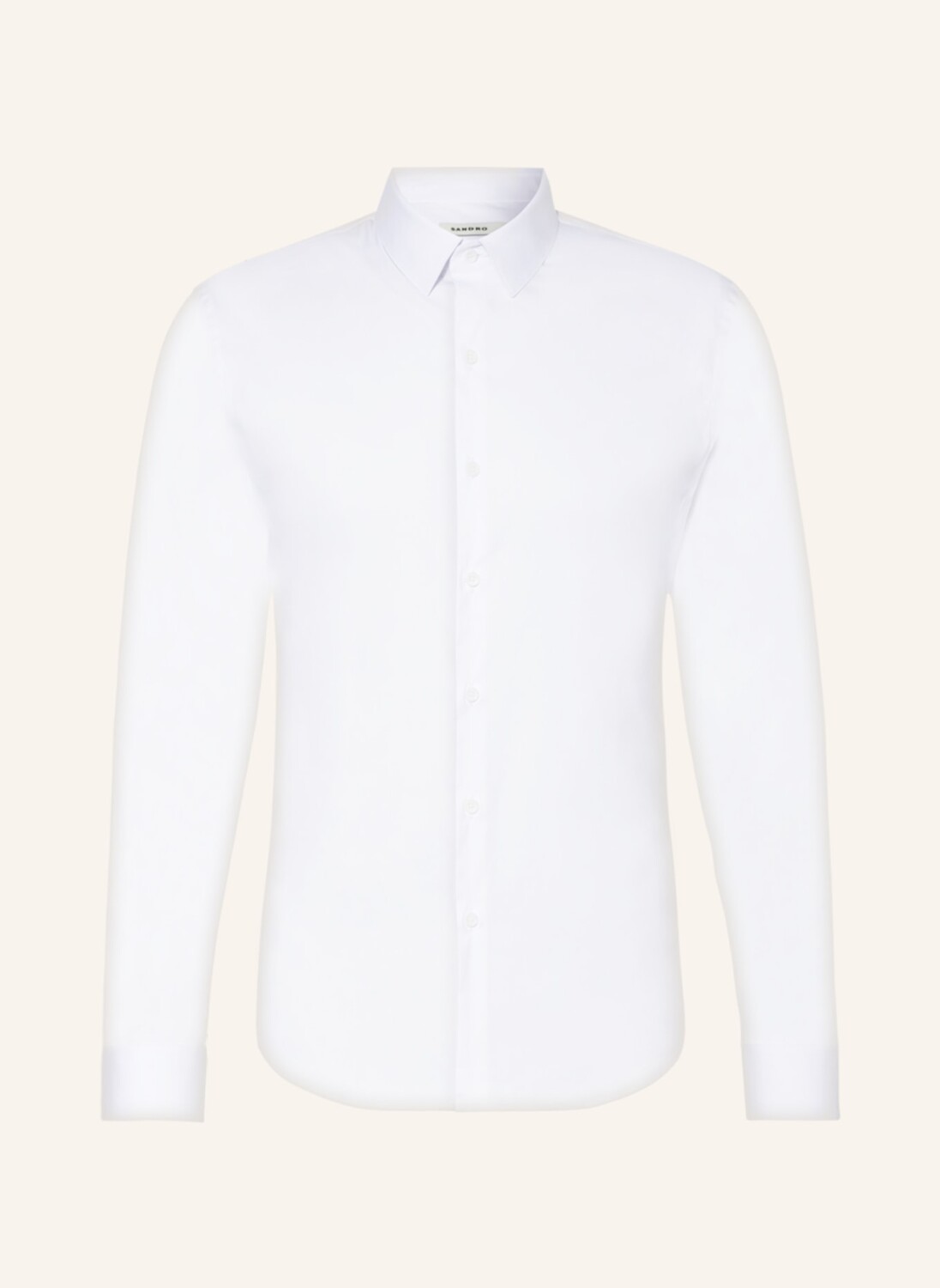 

Рубашка SANDRO Extra Slim Fit, белый