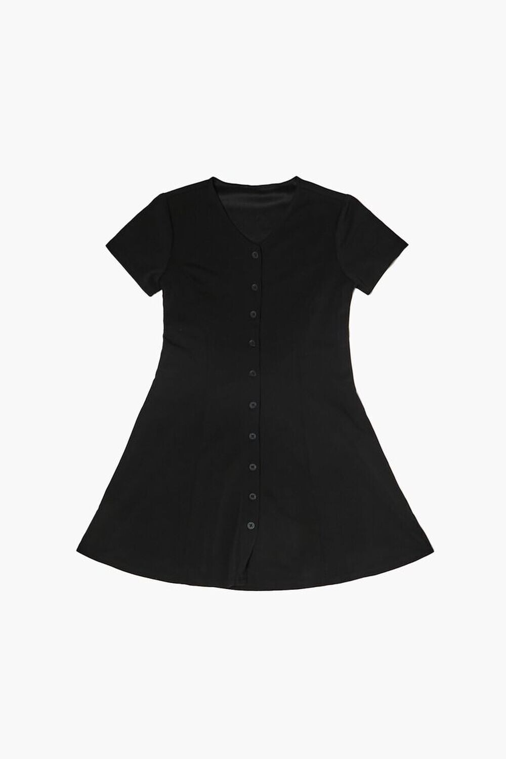 

Платье А-силуэта из крепа для девочек Forever 21, черный