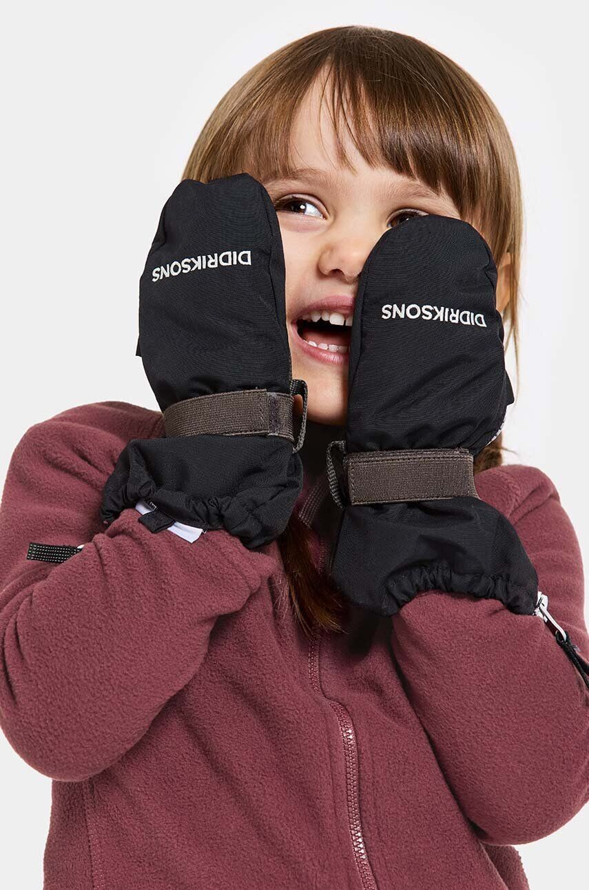 

Детские лыжные перчатки Didriksons BIGGLES ZIP MITTEN, черный