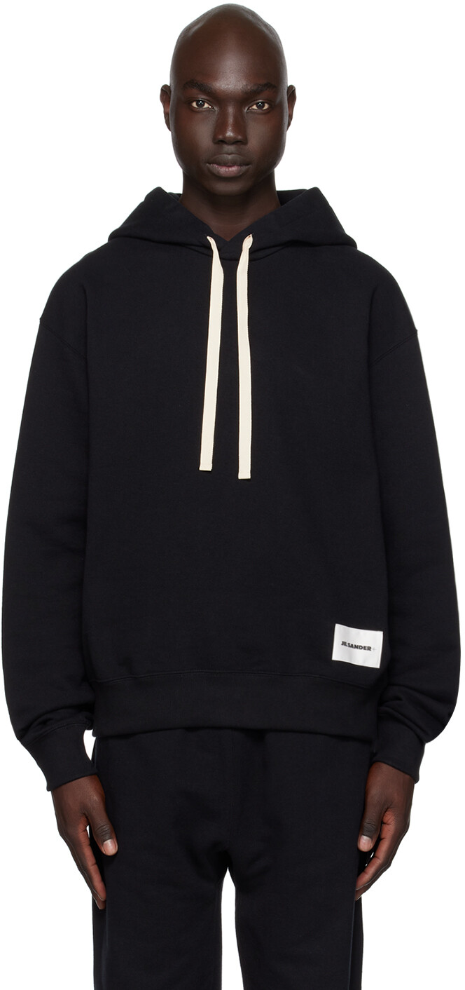 

Толстовка с черной нашивкой Jil Sander
