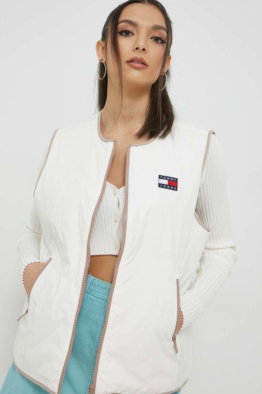 

Двусторонний жилет Tommy Jeans, бежевый