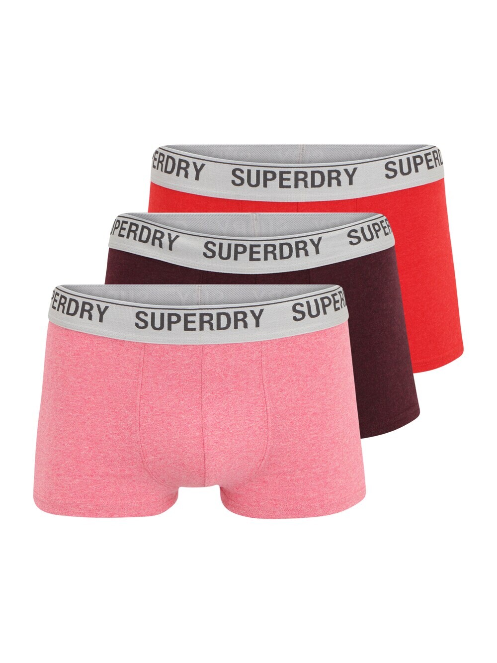 

Трусы боксеры Superdry, розовый/красный/бордовый