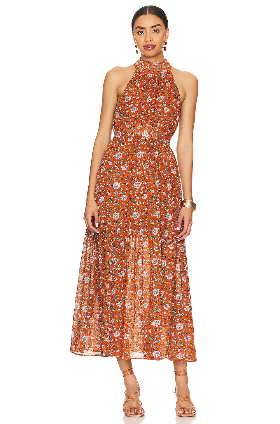 

Платье Cleobella Wilder Ankle, цвет Terracotta Floral