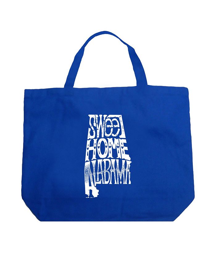 Sweet Home Alabama — большая сумка-тоут Word Art LA Pop Art, синий