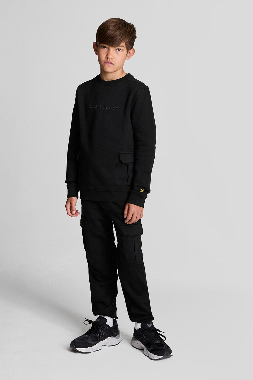 

Спортивные брюки карго для мальчиков Lyle & Scott, черный
