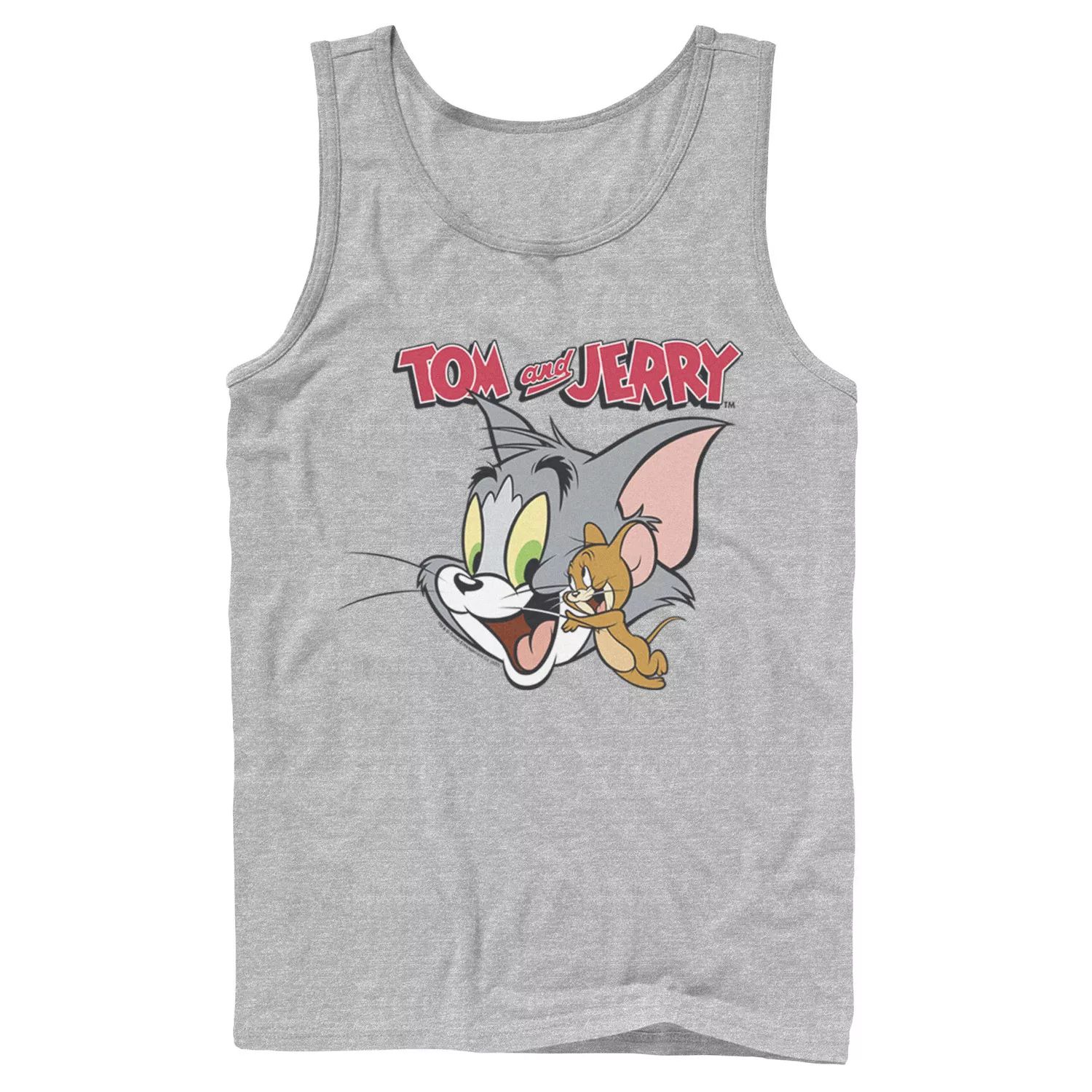 

Мужская майка с простым портретом и логотипом Tom And Jerry Licensed Character