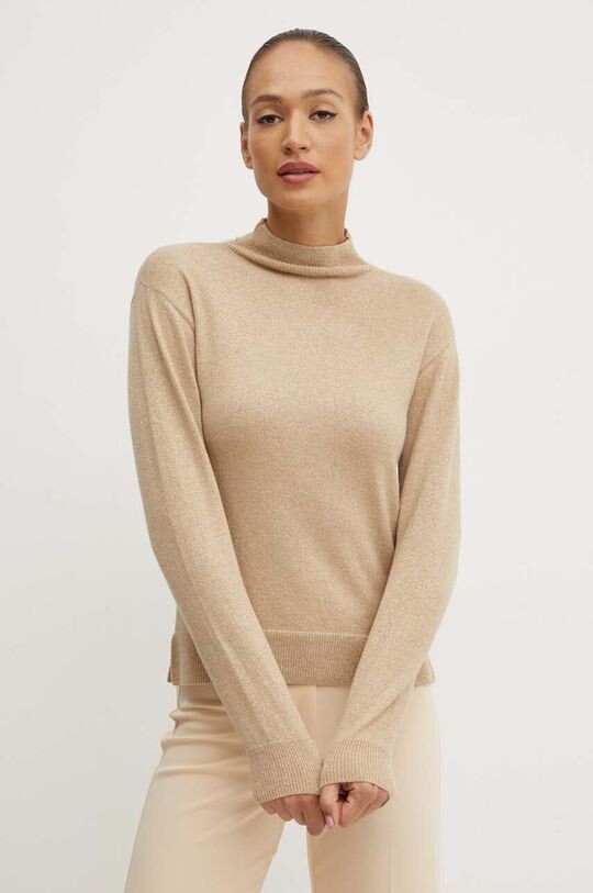 

Свитер из смесовой шерсти Armani Exchange, золотой