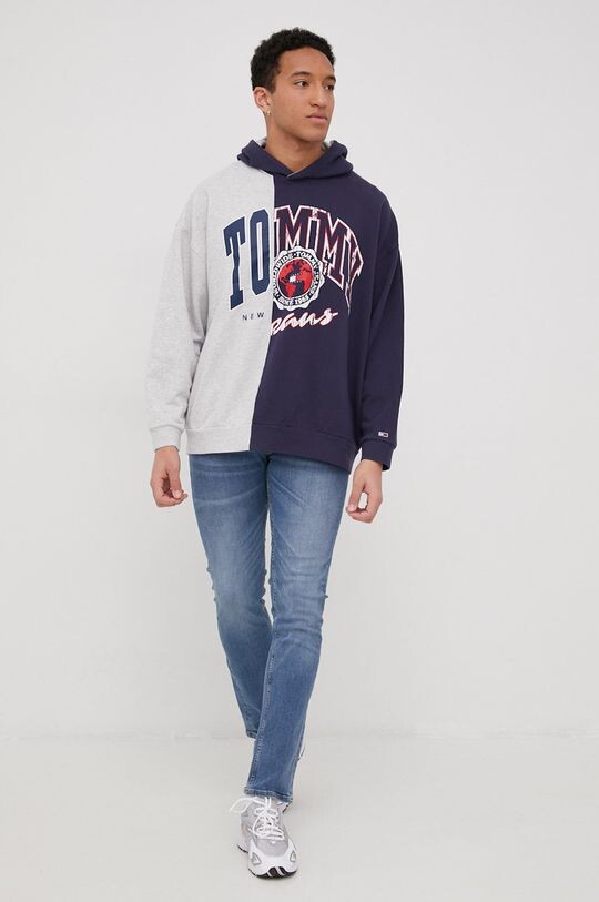 

Хлопковая толстовка DM0DM12935.PPYY Tommy Jeans, темно-синий