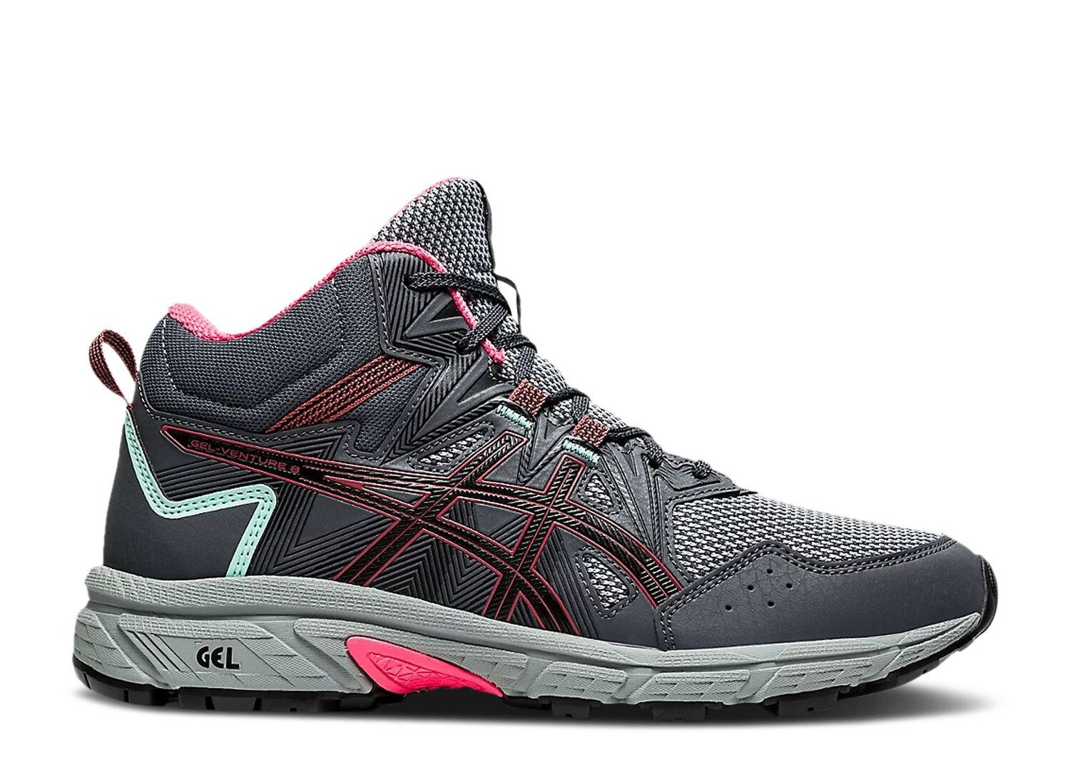 

Кроссовки ASICS Wmns Gel Venture 8 Mid 'Carrier Grey Dried Rose', серый
