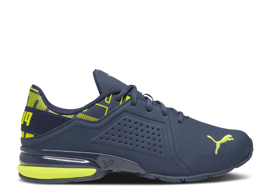 

Кроссовки Puma Viz Runner Repeat 'Club Navy Lime Sheen', синий
