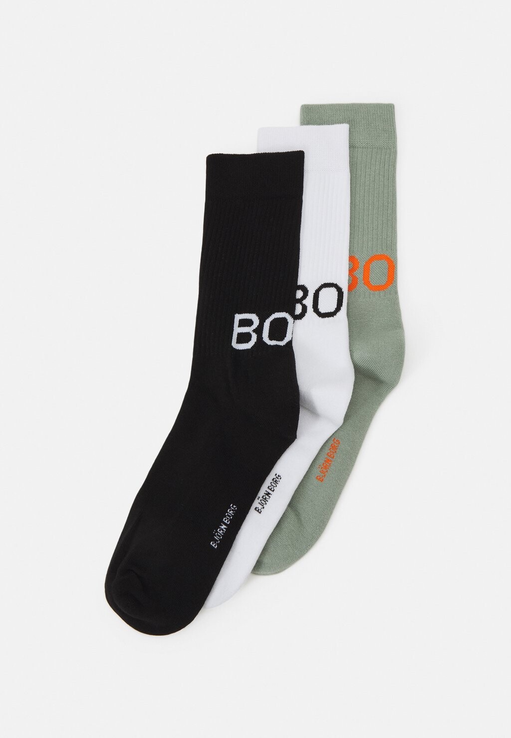 

Носки CORE CREW 3 PACK Björn Borg, черный/белый/серый